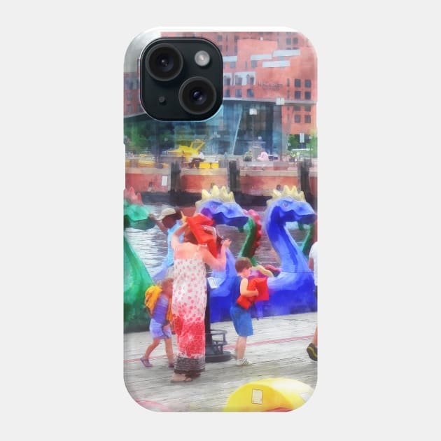 Baltimore MD - Dragon Boats Phone Case by SusanSavad