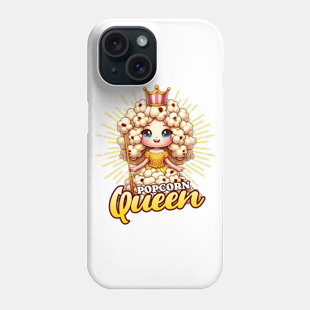 Popcorn Queen Phone Case by Fantasy Vortex