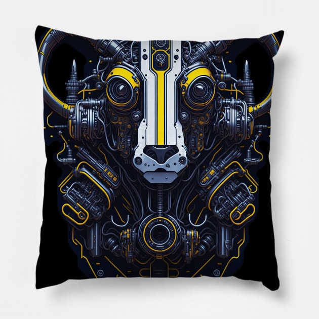 Electric Sheep Pillow by Houerd