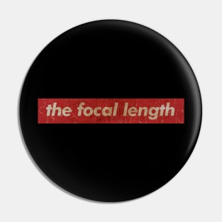 THE FOCAL LENGTH - SIMPLE RED VINTAGE Pin