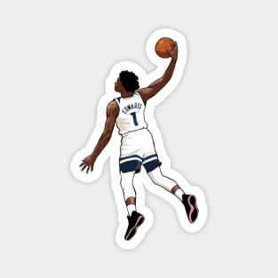 Anthony Edwards Vector Dunk Magnet