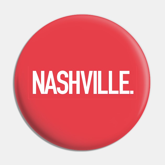 Nashville, Tennessee Red Block Pin by thepatriotshop