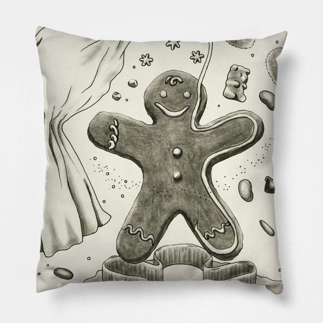 gingerbread throw pillows