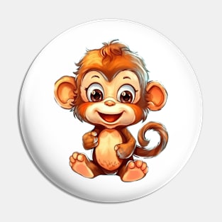 Baby Monkey Pin