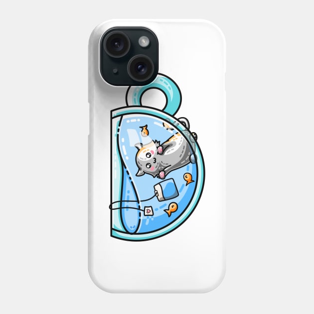 Kit-Tea Kawaii Cute Kitty Pun Phone Case by freeves