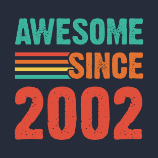 Vintage Awesome Since 2002 T-Shirt