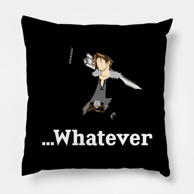 Funny and Iconic Squall Leonhart Quote Pillow by Kidrock96