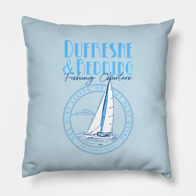 Dufresne and Redding Fishing Charters Pillow by deadright