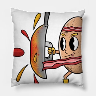 Egg fighter Pillow