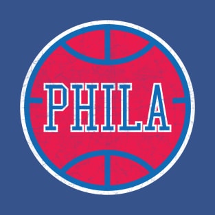 Philadelphia Vintage Basketball T-Shirt