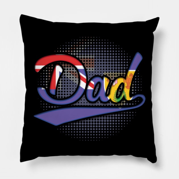 Turks And Caicos Dad - Gift for Turks And Caicos From Turks And Caicos Pillow by Country Flags