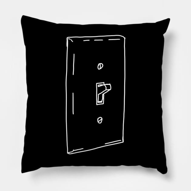 Light Switch Pillow by TheGlitchSwitch