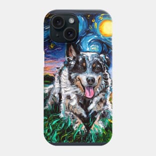 Australian Cattle Dog Night Phone Case