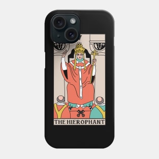 The Hierophant Tarot Card - Witchy Magic Phone Case