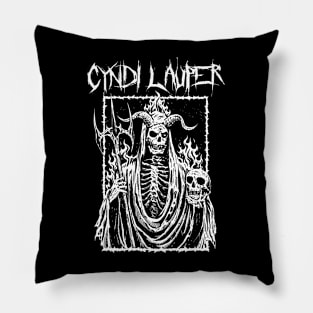 cyndi lauper ll dark series Pillow