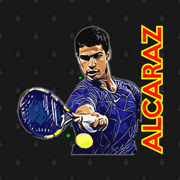 Carlos Alcaraz Tennis Masters Champion by vlada123