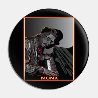 THELONIUS MONK AMERICAN JAZZ PIANIST COMPOSER Pin