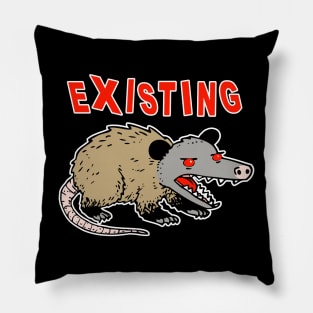 Possum Existing Meme Pillow