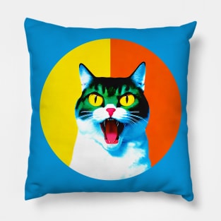 Scream Cat Pillow