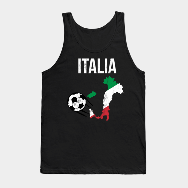 Italia Forza Azzurri - Italian Football Soccer Tee ...