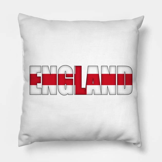 England Pillow by SeattleDesignCompany