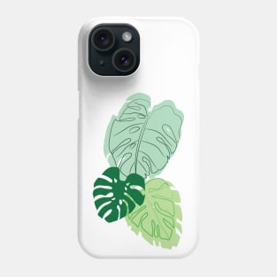 Monstera Leaves Phone Case