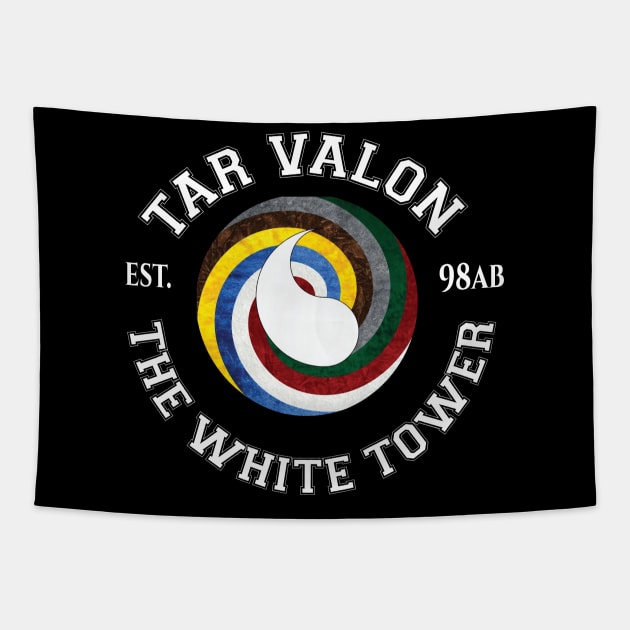 TAR VALON - WHITE TOWER WHERE ALL AJAH LIVES Tapestry by whatyouareisbeautiful