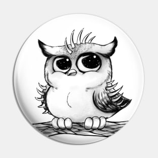 Cute Strange Owl Pin