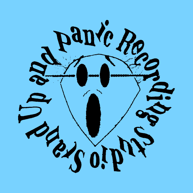 Stand Up & Panic Recording Studio (classic logo version) by Perry & Den Merch