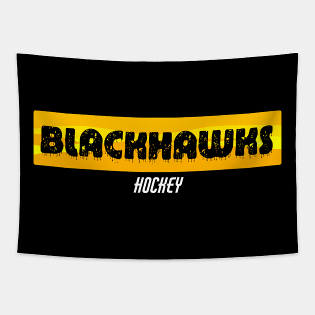Chicago blackhawks Tapestry by Cahya. Id