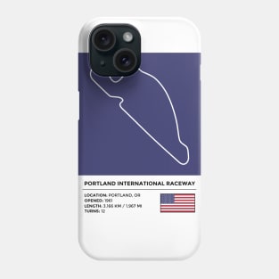 Portland International Raceway [info] Phone Case