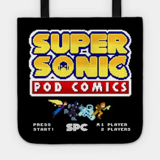 Super-SONIC "Hedgehog Day" retro pixelated Tote