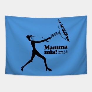 Mamma mia “Umbrella tipped over”2 Tapestry