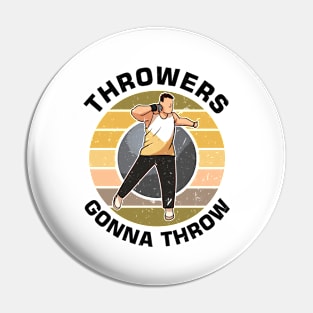 Athletics Track And Field Throw Athlete Shot Pin