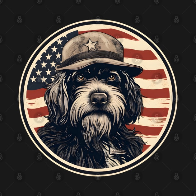 Patriotic Tibetan Terrier by NatashaCuteShop