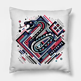 Abstract Animal Snake 2 Pillow