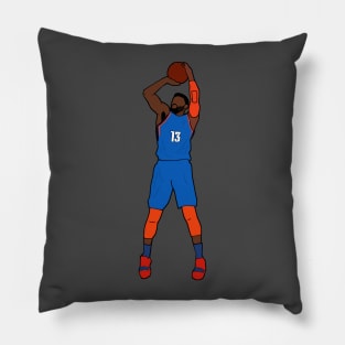 Paul George Jumpshot - Oklahoma City Thunder Pillow