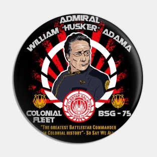 BSG 75 Admiral William Husker Adama Pin