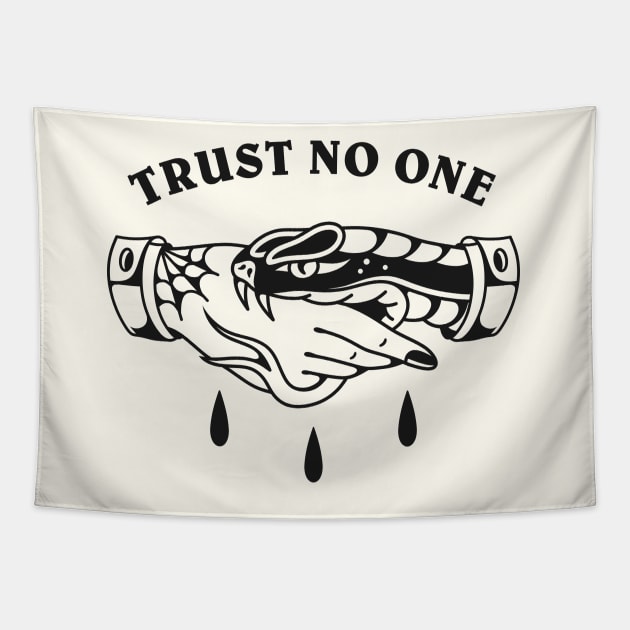 Trust no one Tapestry by Inkshit13