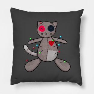 Voodoo Doll Cat Pillow