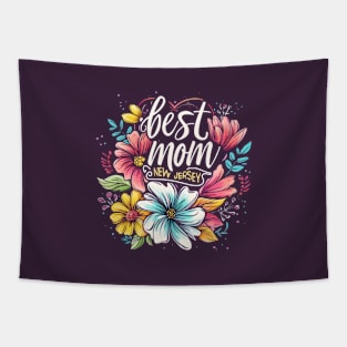 Best Mom From NEW JERSEY, mothers day USA Tapestry