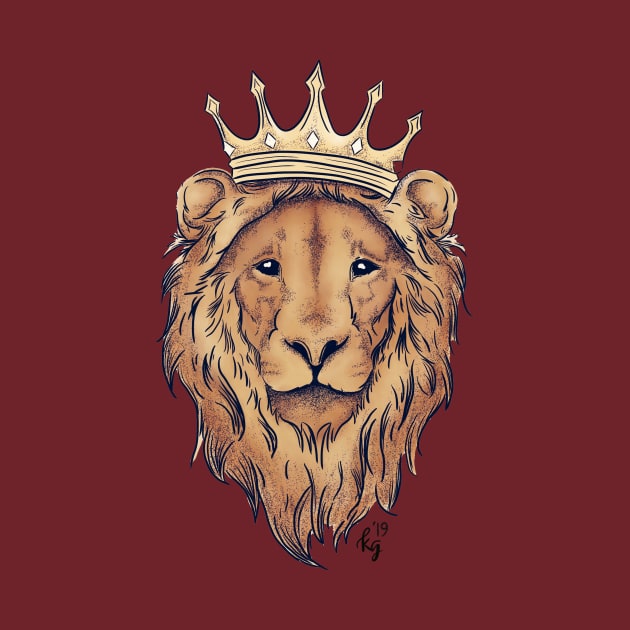 Liam the Lion (color) by irishkate