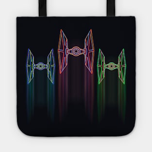 TIE Fighter neon Tote