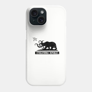 Cthulifornia Republic (Black) Phone Case