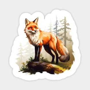 Forest Foxes Magnet