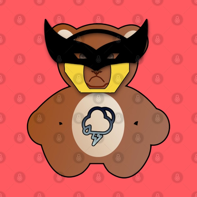 WOLVERINE GRUMPY TEDDY by BoneArtPetite