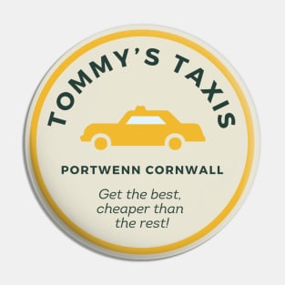 Doc Martin Tommy's Taxis Portwenn Port Isaac Cornwall Pin