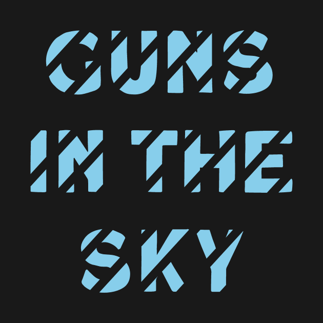 Guns In The Sky, blue by Perezzzoso