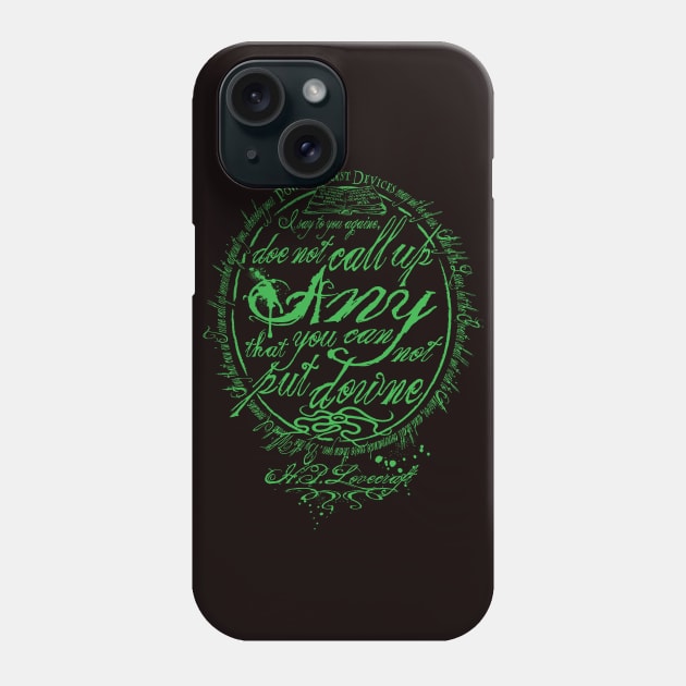 CD Ward Quote Phone Case by Lovecraft eZine