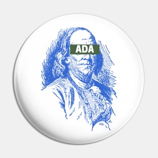 Benjamin Franklin with Cardano Pin